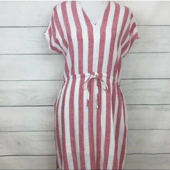 Rails Wren Seville Stripe Drawstring Waist Dress - Picture 3 of 8